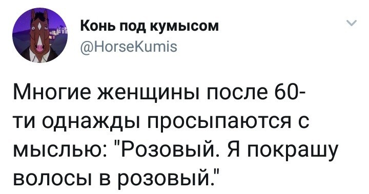 Фиолетовые бабушки - Twitter, Скриншот, Седина