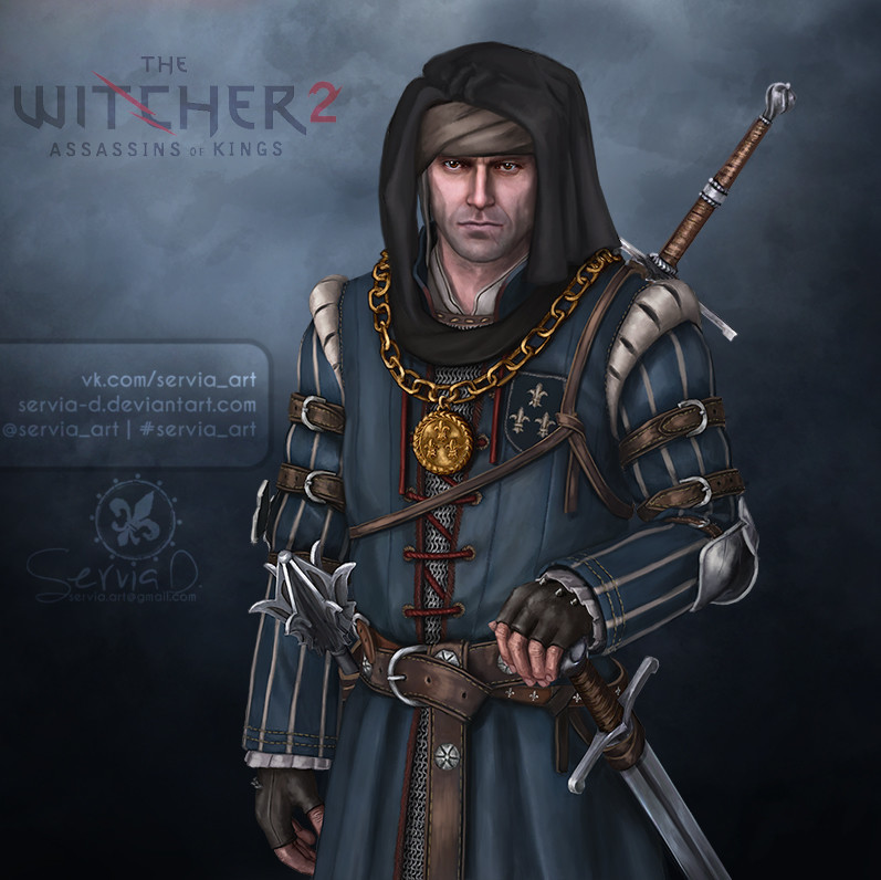 Vernon Roche - Vernon Roche, Witcher, Art, , Longpost