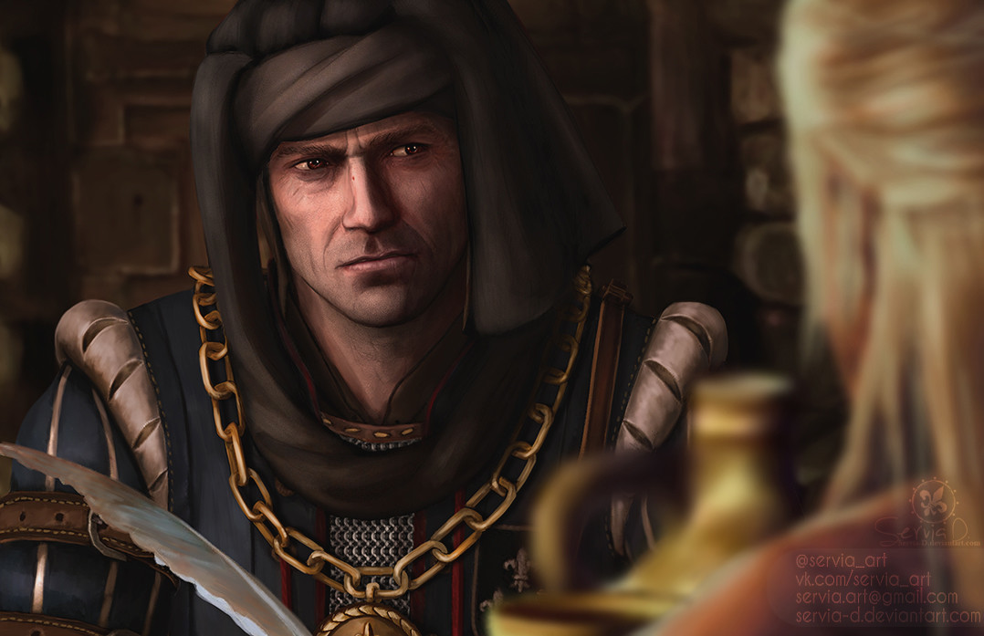 Vernon Roche - Vernon Roche, Witcher, Art, , Longpost