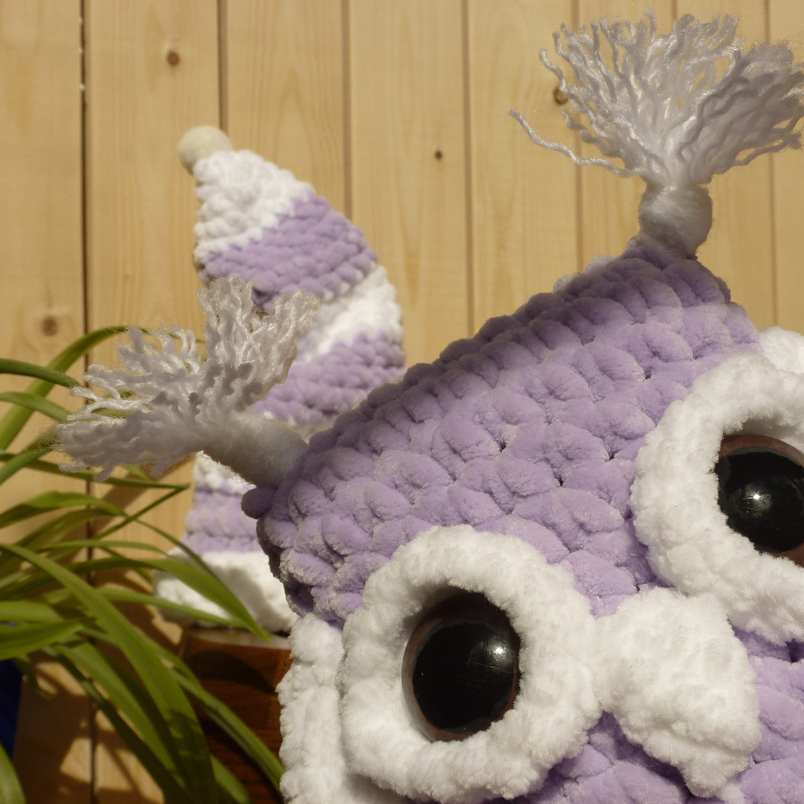 I want an owl! - My, Owl, Needleworkers give, Amigurumi, Needlework without process, Author's toy, Longpost