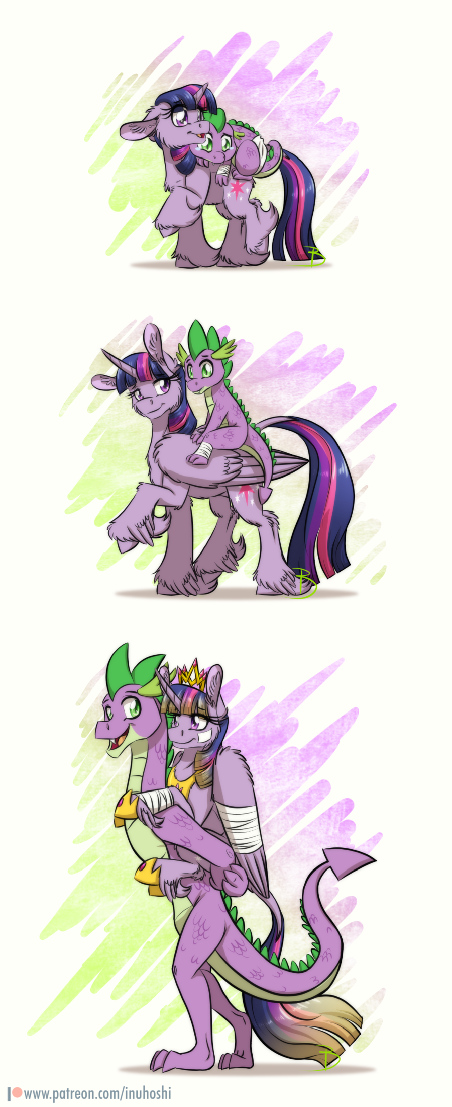 Through a generation - My little pony, Twilight sparkle, Spike, Longpost