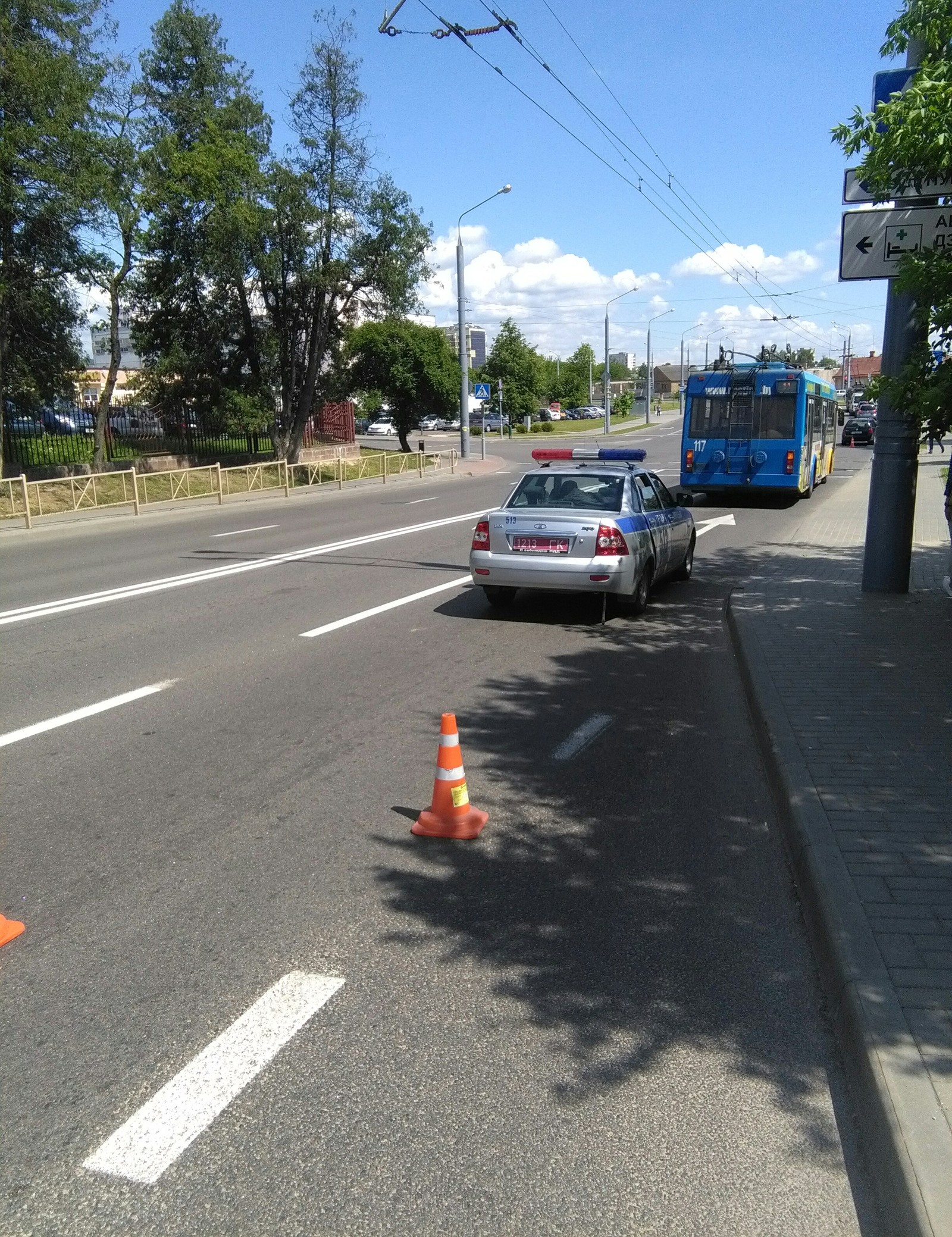 Работа водителем троллейбуса. Бывает и так... - Моё, Троллейбус, Работа, Гродно, ДТП, Длиннопост