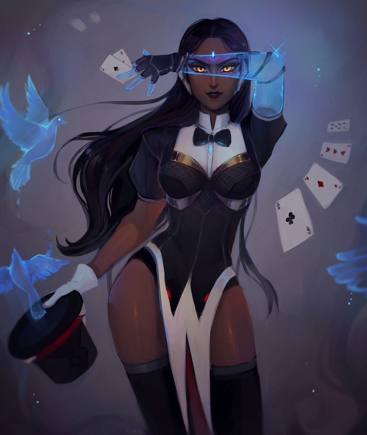 Symmetra Art - Matilda Fiship, Арт, Overwatch, Symmetra