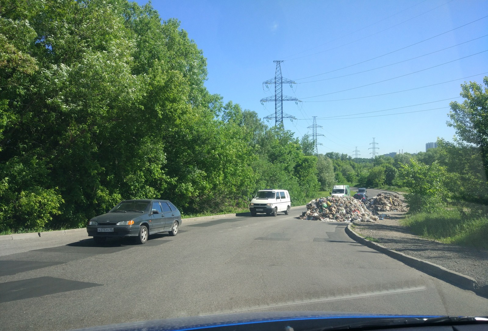 Garbage dump on the road in Mitino - My, Dump, Garbage, Mitino, Longpost