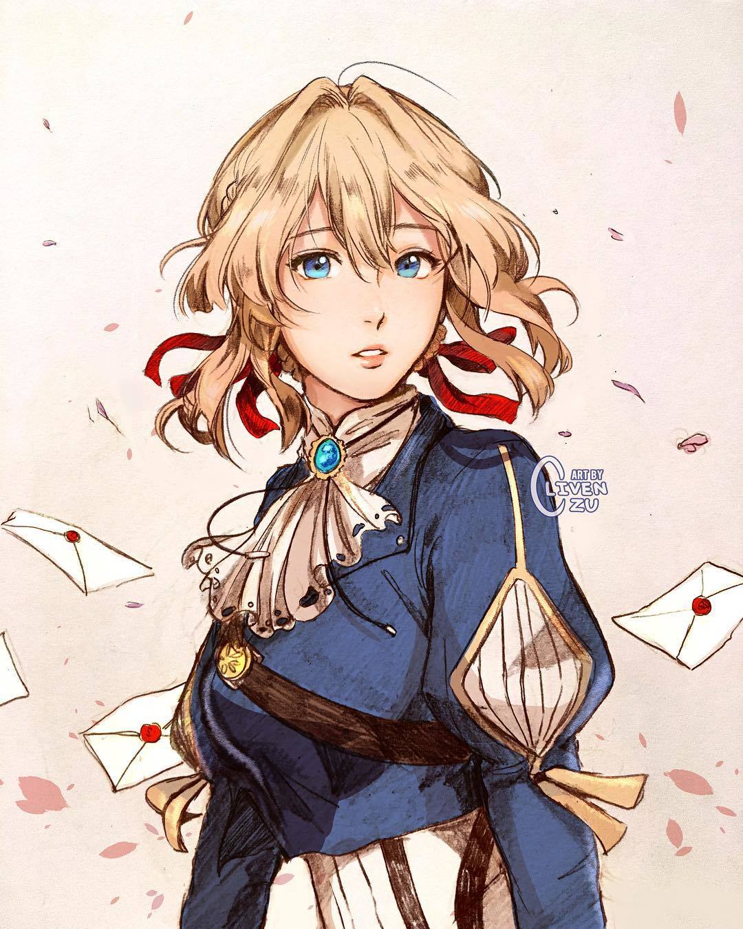 Violet Evergarden - Anime art, Anime, Violet Evergarden, Clivenzu