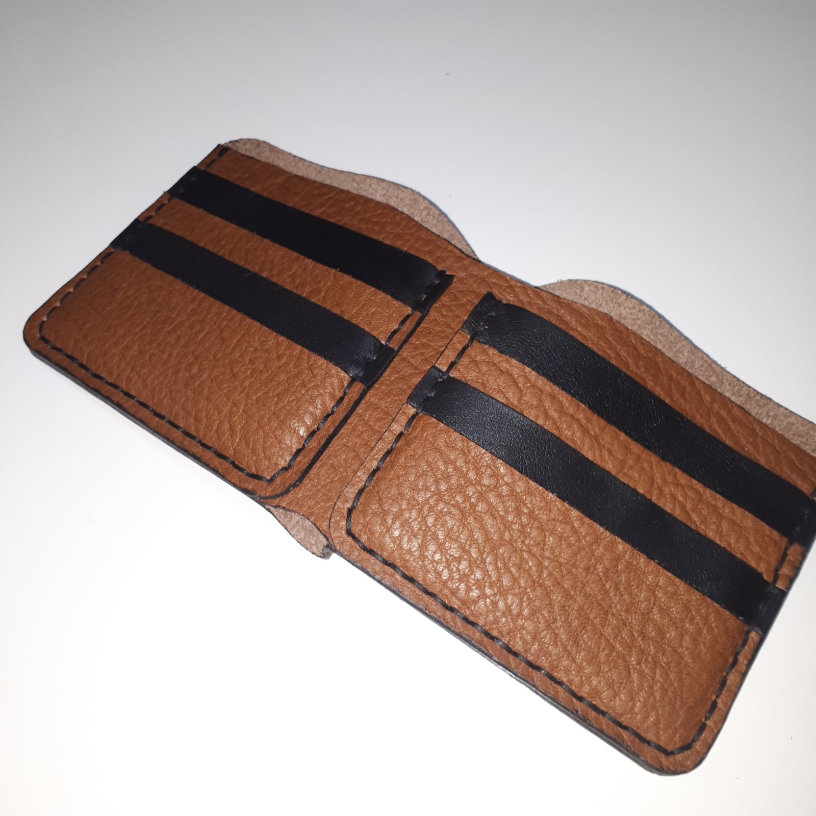 Another creativity 2 - My, Leather, Wallet, Handmade, Longpost