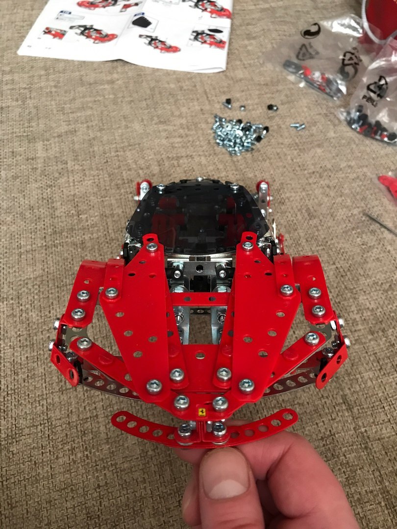 Ferrari LaFerrari от Meccano - Моё, Ferrari, Laferrari, Конструктор, Модели, Длиннопост