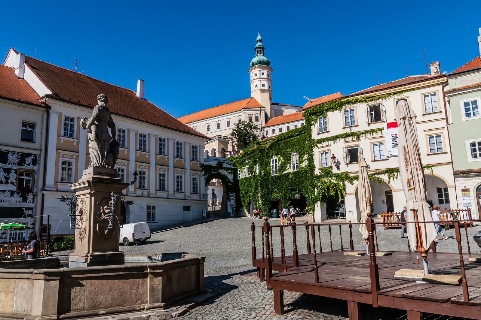 The town of Mikulov in Moravia - My, Czech, Moravia, , Lock, Story, , Longpost