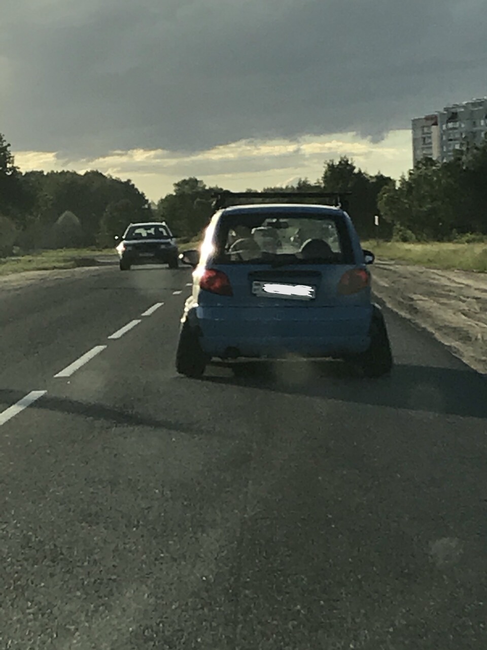 Poor thing, she's tired... - My, Car, The photo, Fatigue