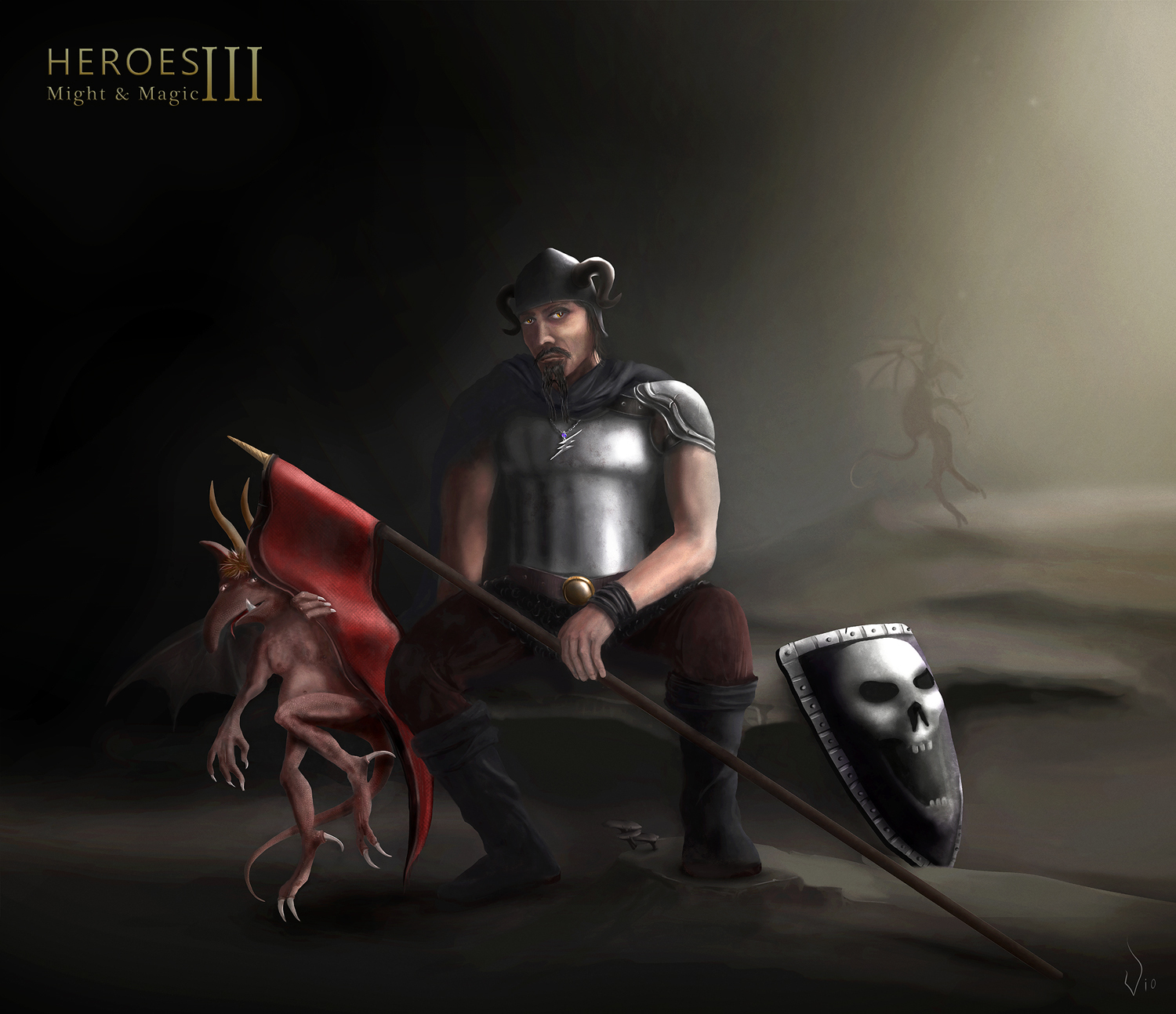 Imprisonment of Ignat - My, Fan art, HOMM III, Ignat, Viomen