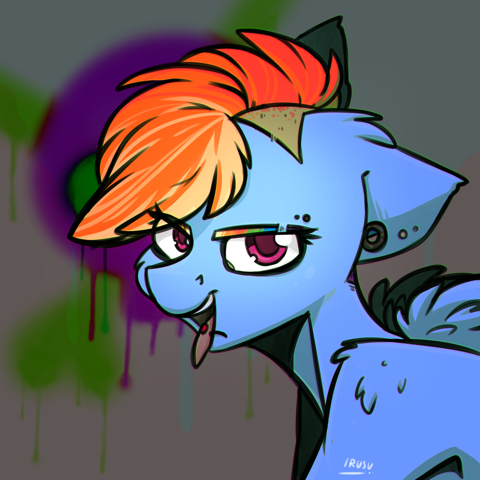 Панк Дэш, Хой! - My Little Pony, Rainbow Dash, Панк-Рок, Панки, PonyArt