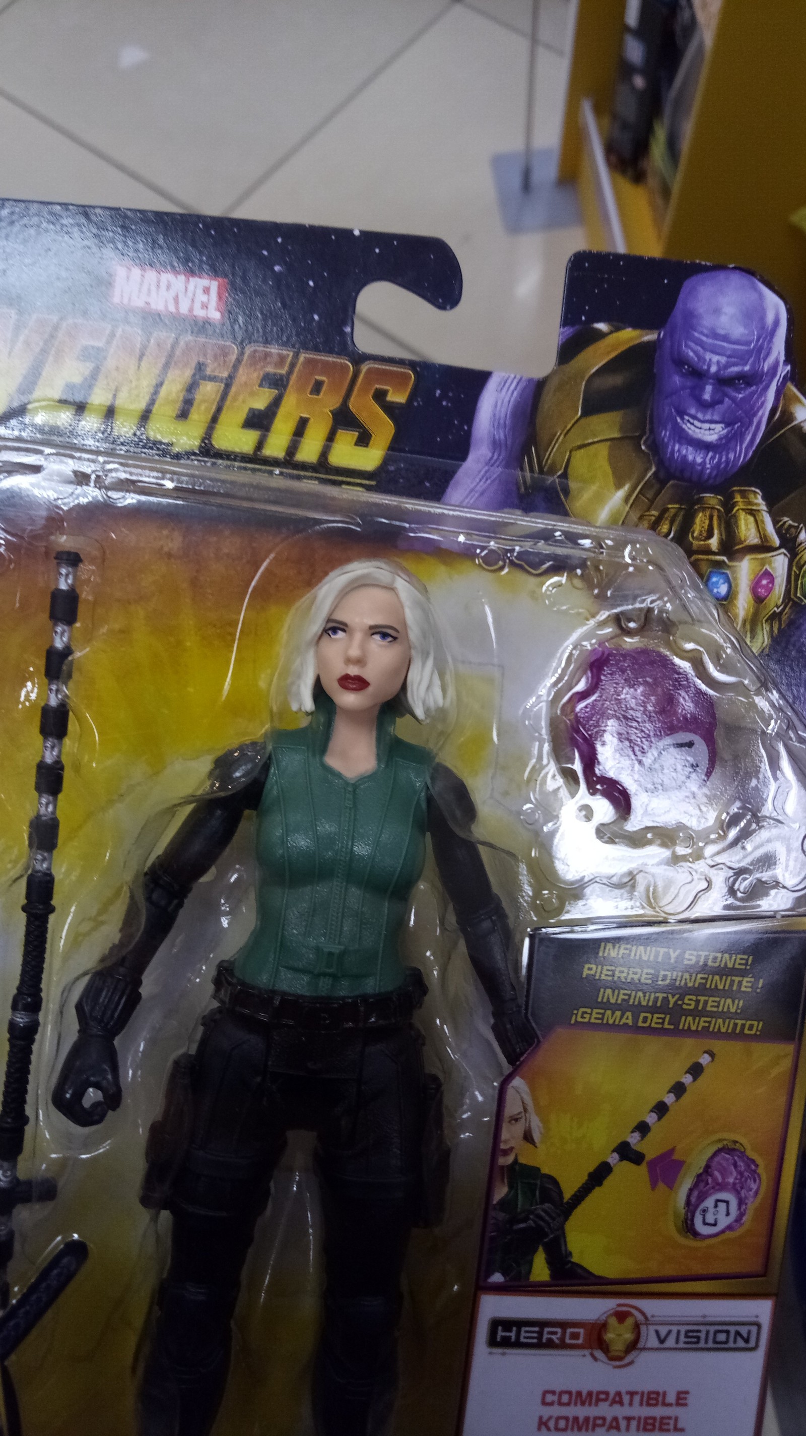 Figurine, as I understand it, a black widow who is ready to roll her eyes like Tony Stark. - My, Avengers: Infinity War, Toys, Black Widow, China, Figurine, Figurines