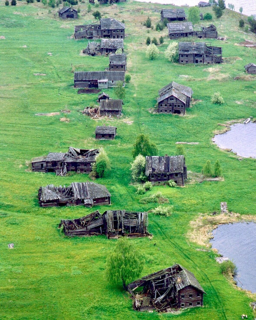 The village that doesn't exist. - Village, Russia, Forgotten, Карелия