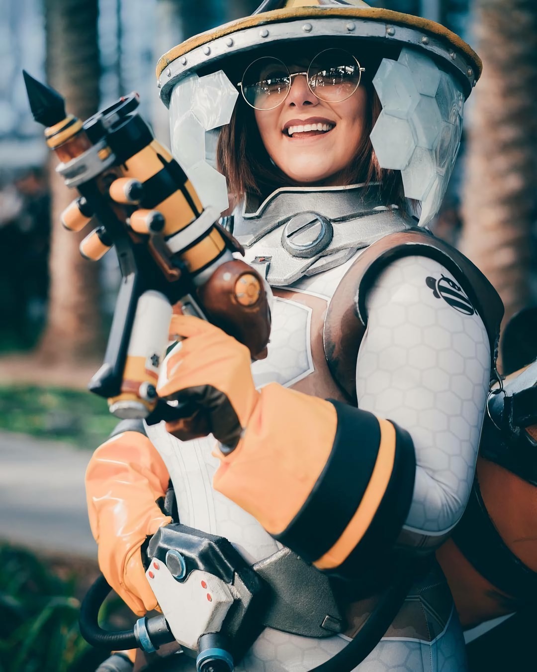 Mei by Momokun (Mariah Mallad) - NSFW, Momokun, Косплей, Overwatch, Mei, Девушки, Толстушки, Гифка, Длиннопост, Полнота