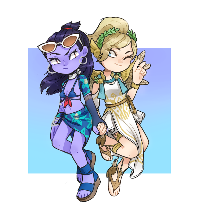 Mercy & Widowmaker - Overwatch, Mercy, Widowmaker