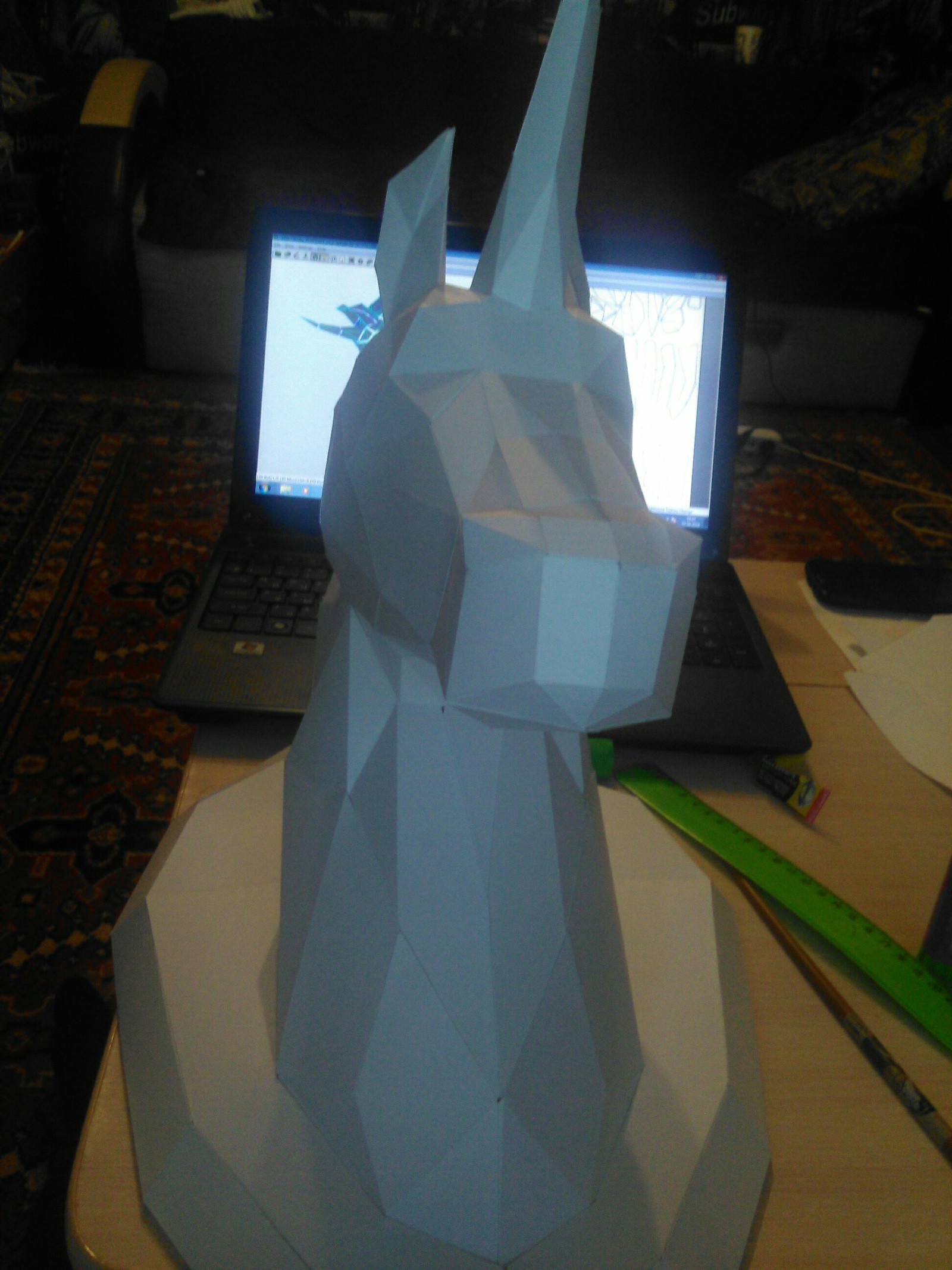 Вышивка и не только. - Моё, Вышивка крестом, Pepakura, Длиннопост, Papercraft