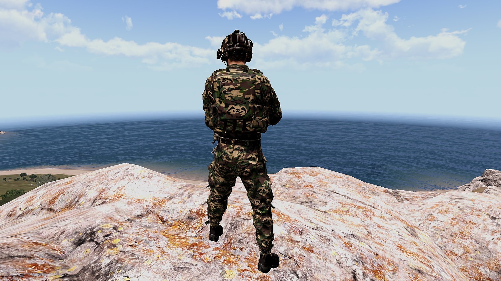 Lazy Camouflage - My, League of Leni, Sloth, Form, Arma 3, Longpost