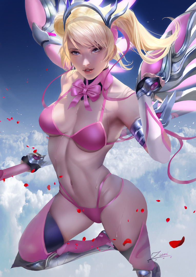 Mercy - NSFW, Overwatch, Mercy, Zumidraws