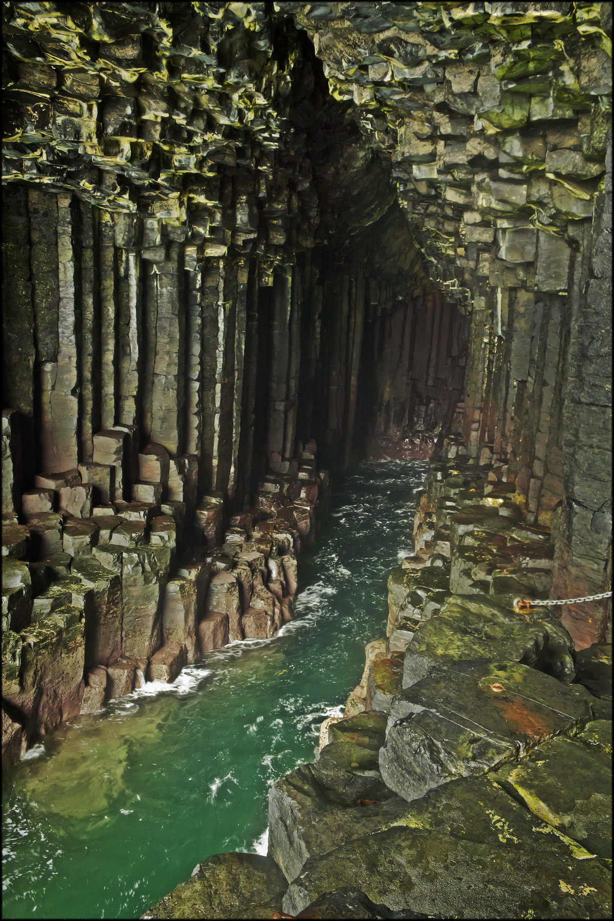 Geometric Fingal's Cave in Scotland - Caves, Antiquity, Tourism, Scotland, Ireland, Island, Nature, Longpost