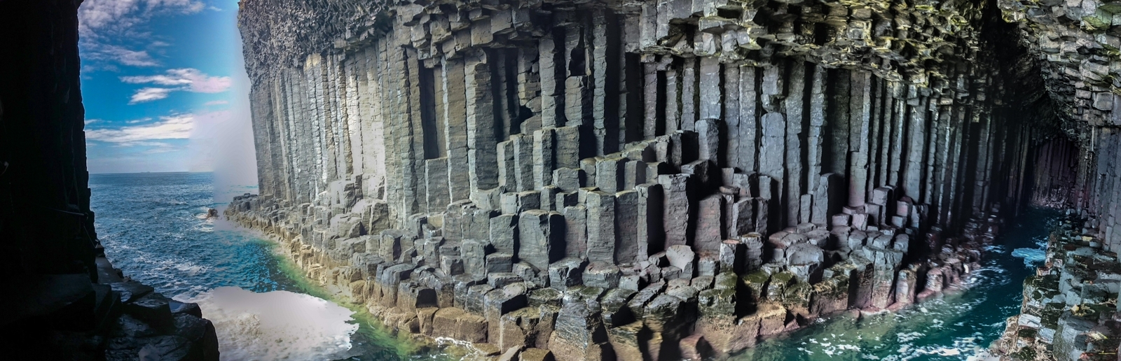 Geometric Fingal's Cave in Scotland - Caves, Antiquity, Tourism, Scotland, Ireland, Island, Nature, Longpost