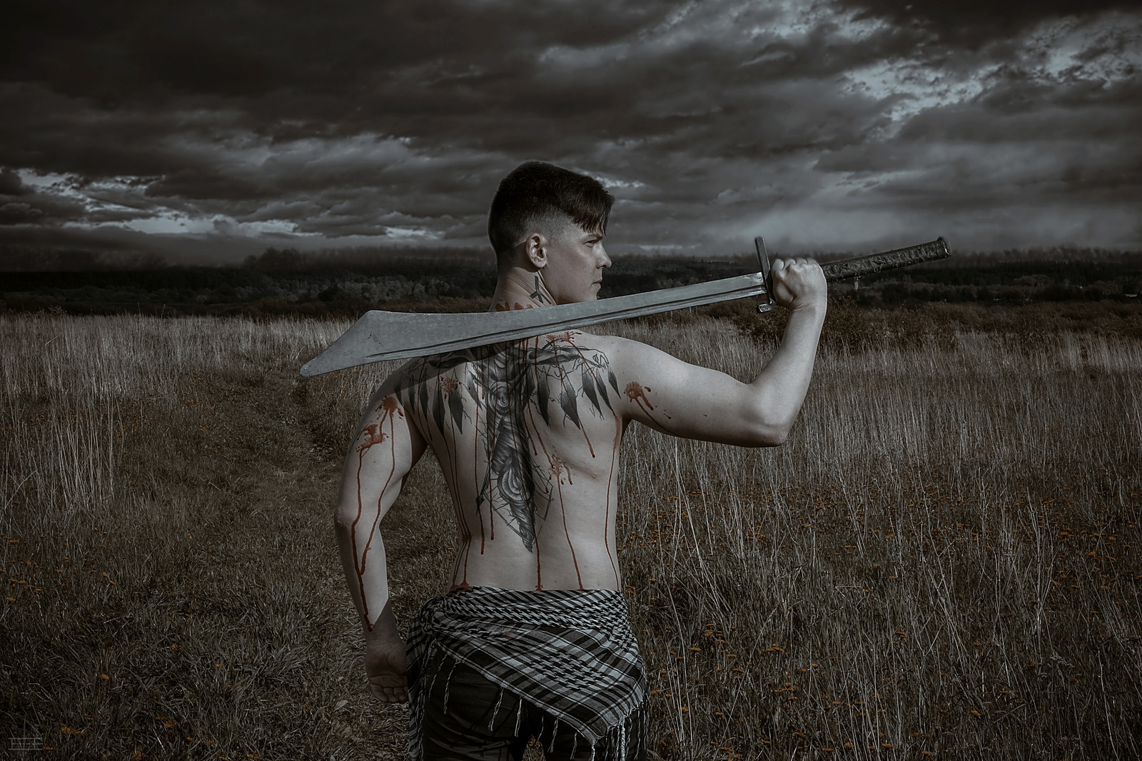 Battle with giants - My, The photo, Tattoo, Chronos, Colossus, Giants, Epic, Longpost