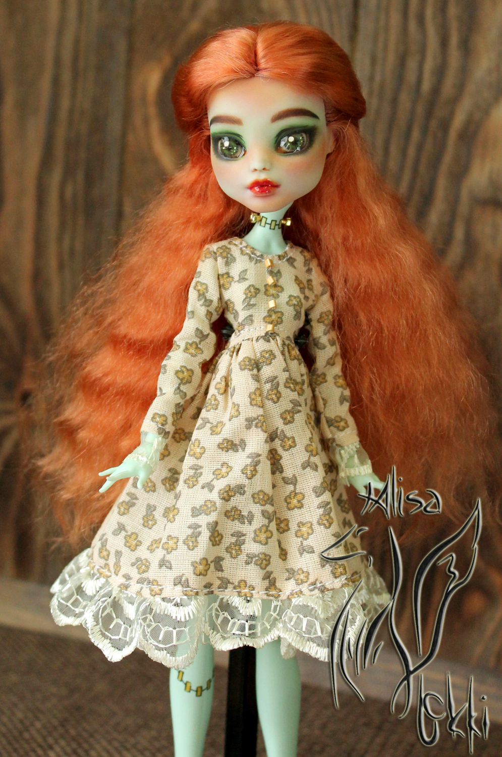 New girl - My, Jointed doll, Ooak, Monster High, beauty, Redheads, Longpost