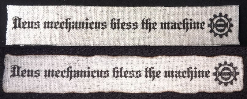 Seal of Purity Adeptus Mechanicus Warhammer 40,000 - My, , Warhammer 40k, Adeptus Mechanicus, Imperium, Seal of purity, Longpost, Needlework, Warhammer, Wh Art