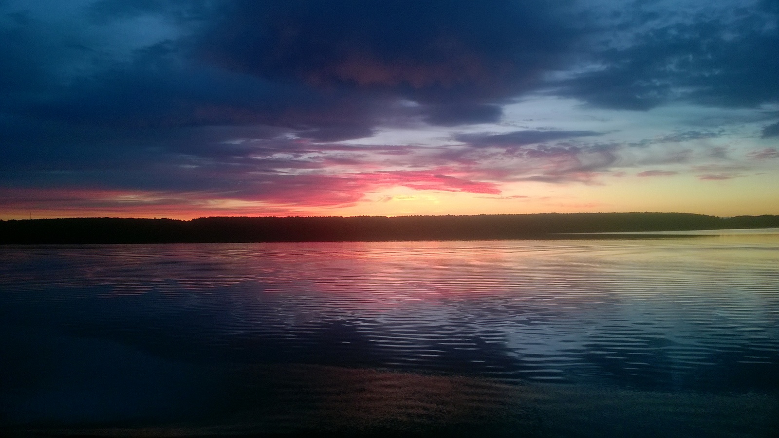 Sunset over the Volga. - My, beauty, Nature, The photo