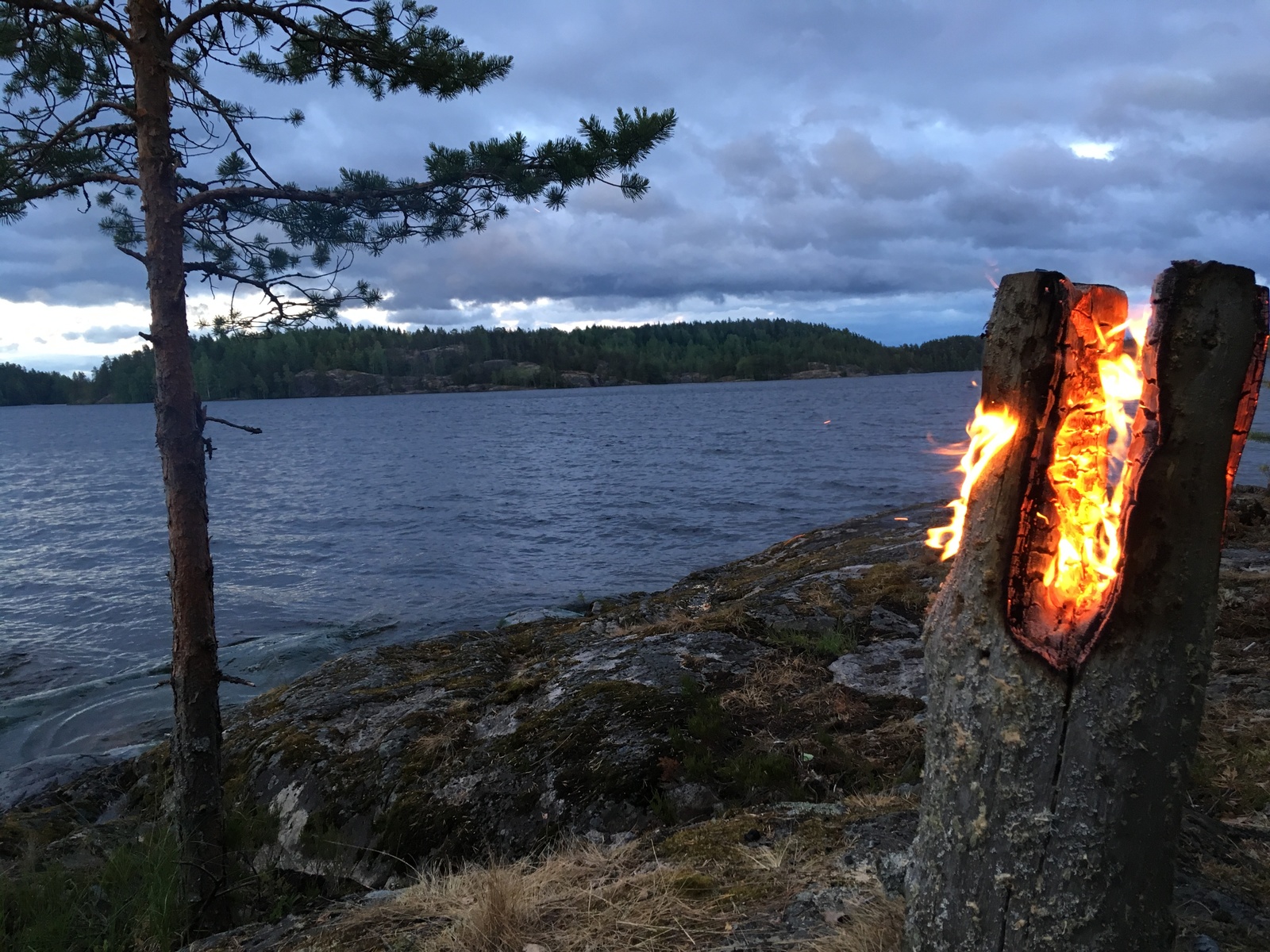 Ladoga. - My, Highline, Sleckline, Ladoga, Catamaran, Longpost, Tourism