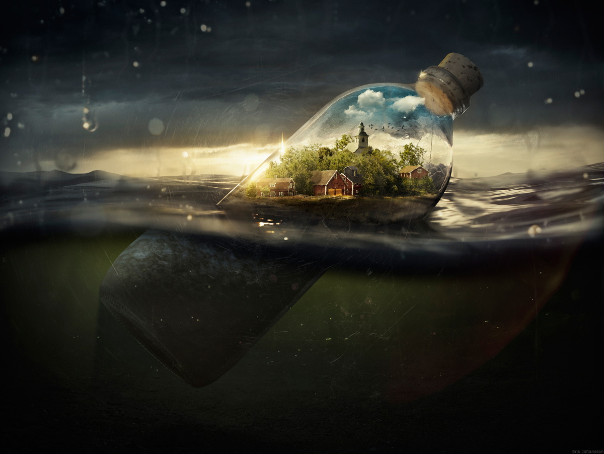 A touch of surrealism by Swedish photographer Erik Johansson - The photo, Art, , Longpost