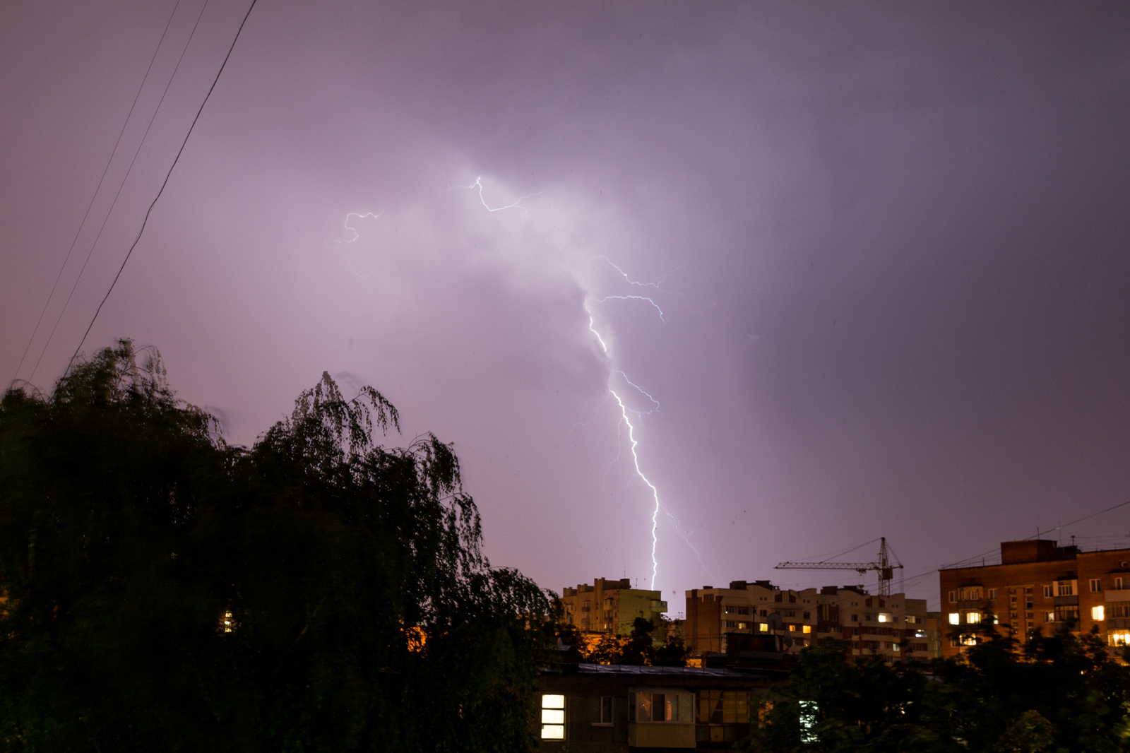 Lightning catcher. First experience. - My, Nikon d7200, Poltava, Thunderstorm, Lightning, Longpost, The photo