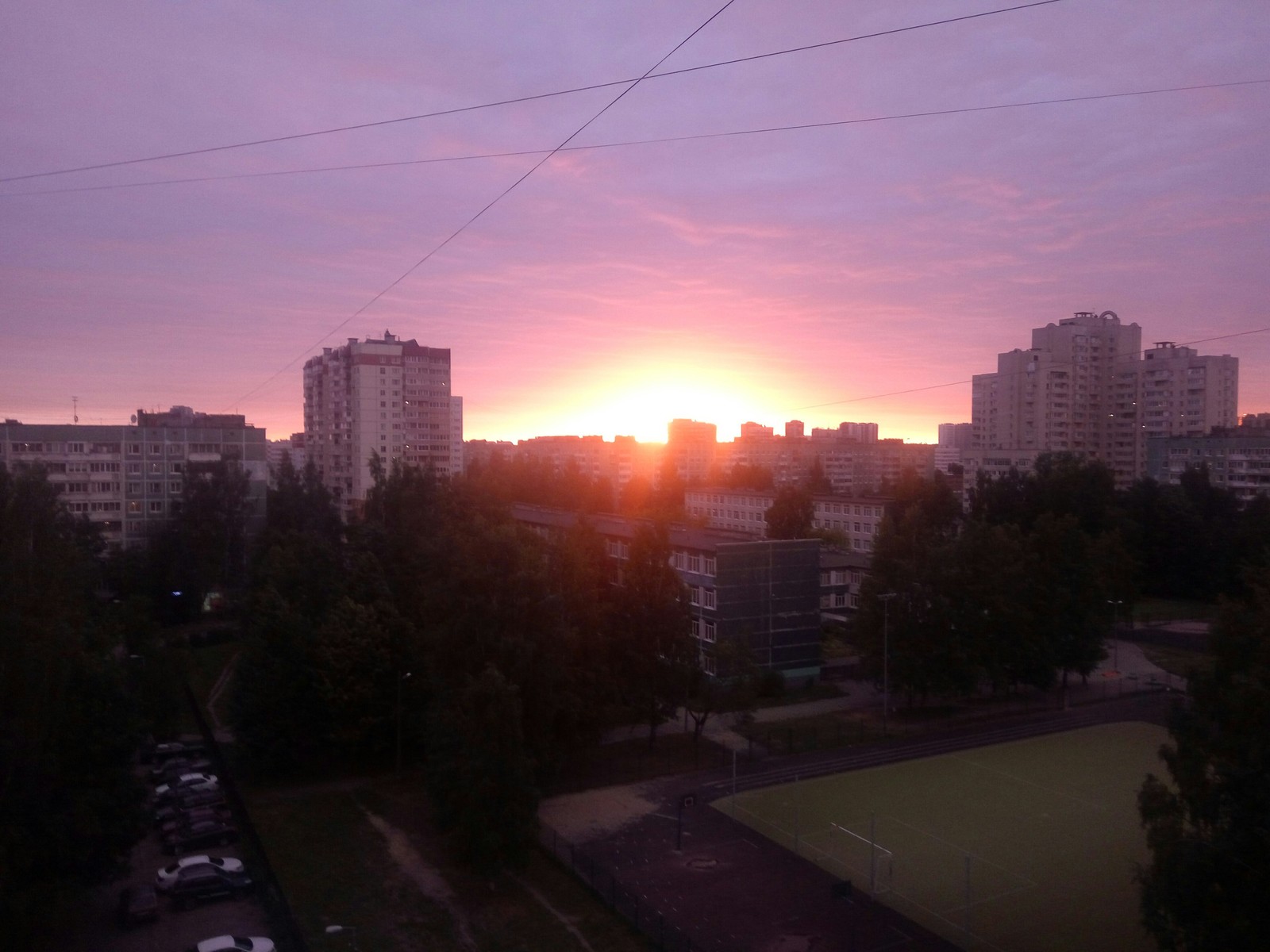 Evening in St. Petersburg - Saint Petersburg, Dormitory area, Longpost