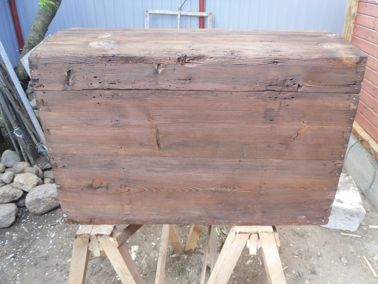 Chest restoration - My, Box, Tree, Old man, With your own hands, , Koufar, , Longpost