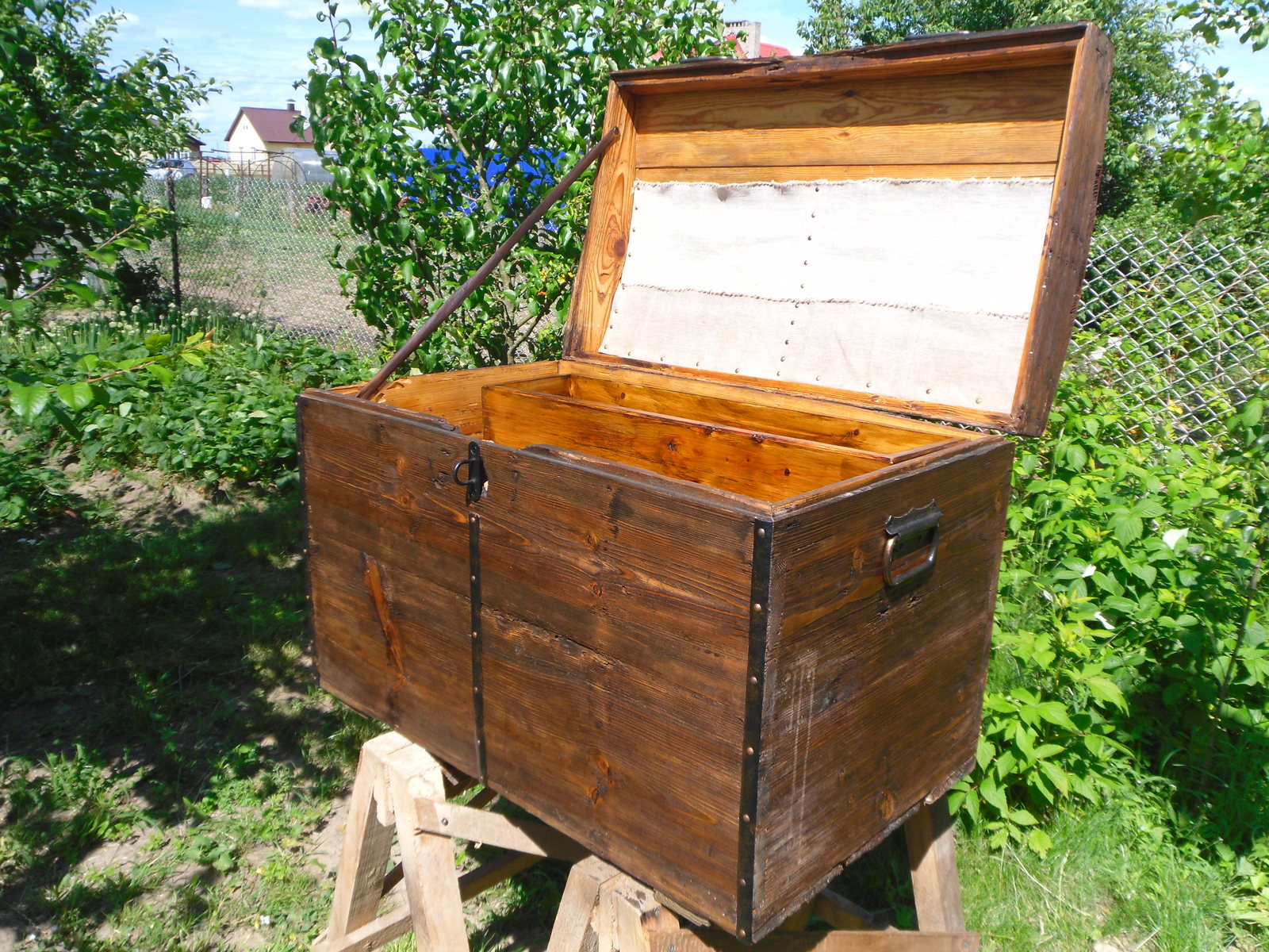 Chest restoration - My, Box, Tree, Old man, With your own hands, , Koufar, , Longpost