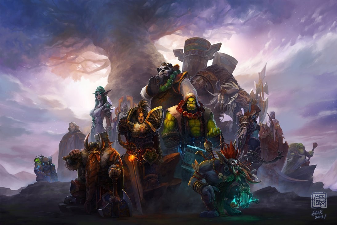 No one can stand against the darkness alone. - Warcraft, World of warcraft, Game art, Blizzard, Horde, Alliance, Longpost