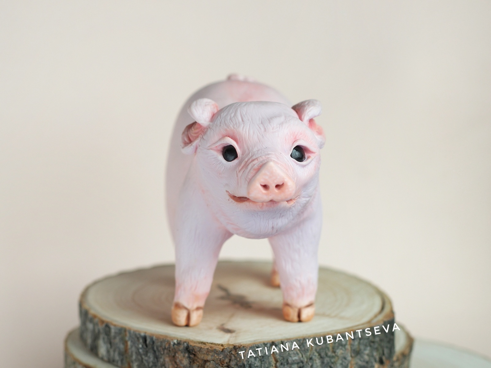 Model of a pig made of polymer clay. - My, Polymer clay, Handmade, Soap, Piglets, Chinese New Year, Longpost