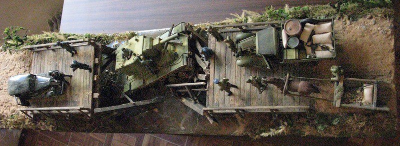 Didn't calculate - Modeling, The Great Patriotic War, Longpost, Diorama