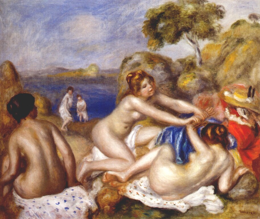 Nude in painting: Pierre-Auguste Renoir, part 2 - NSFW, Painting, Painting, A selection, Renoir, Longpost, Nudity