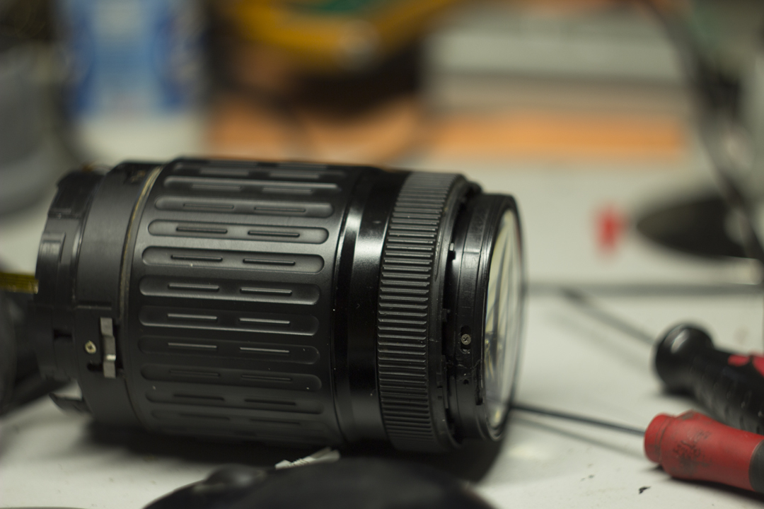 Disassembled canon 75-300 lens - My, Canon, Repair of photographic equipment, , Longpost