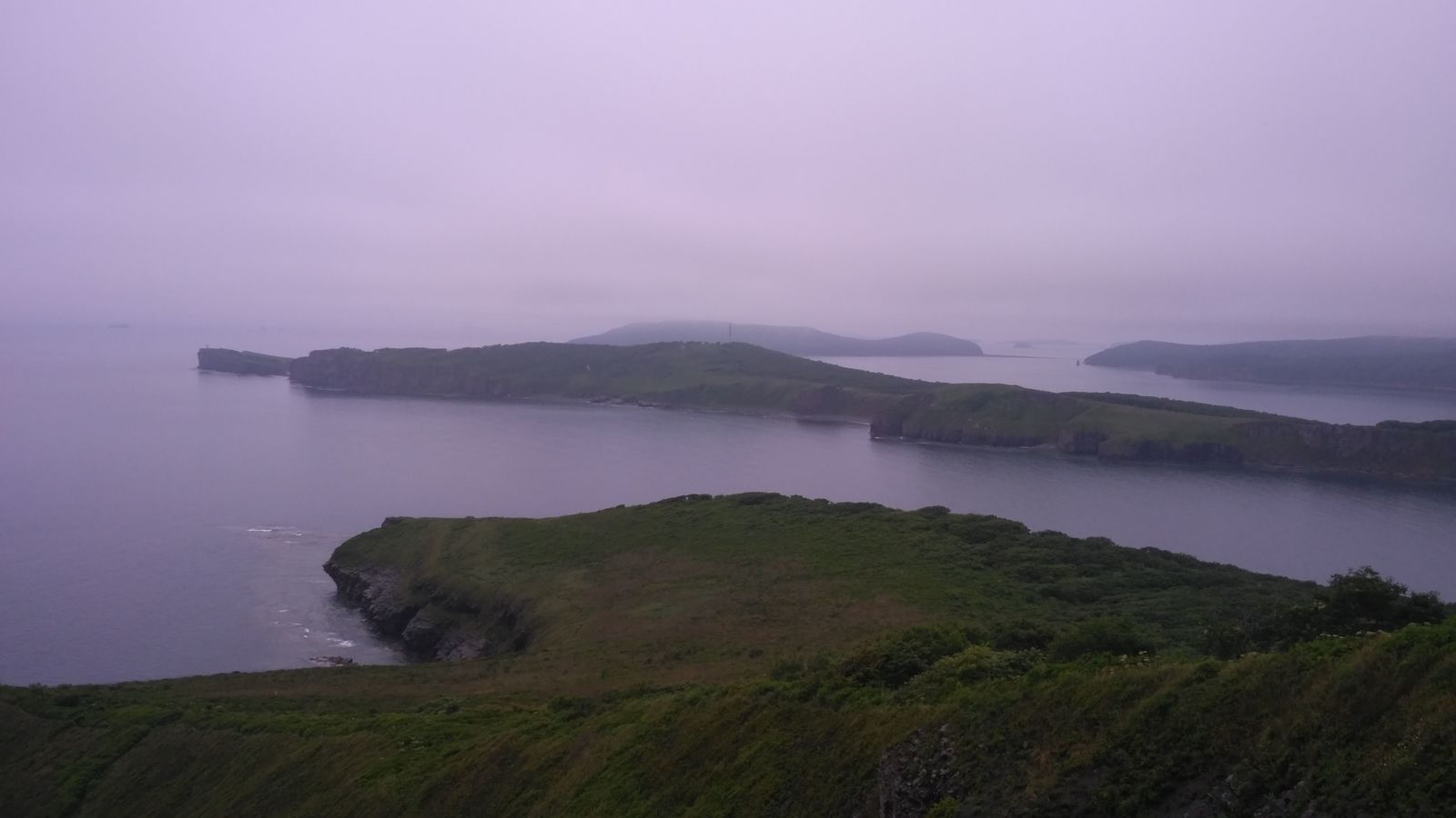 Красота моря в дождь - Моё, Море, Владивосток, Длиннопост