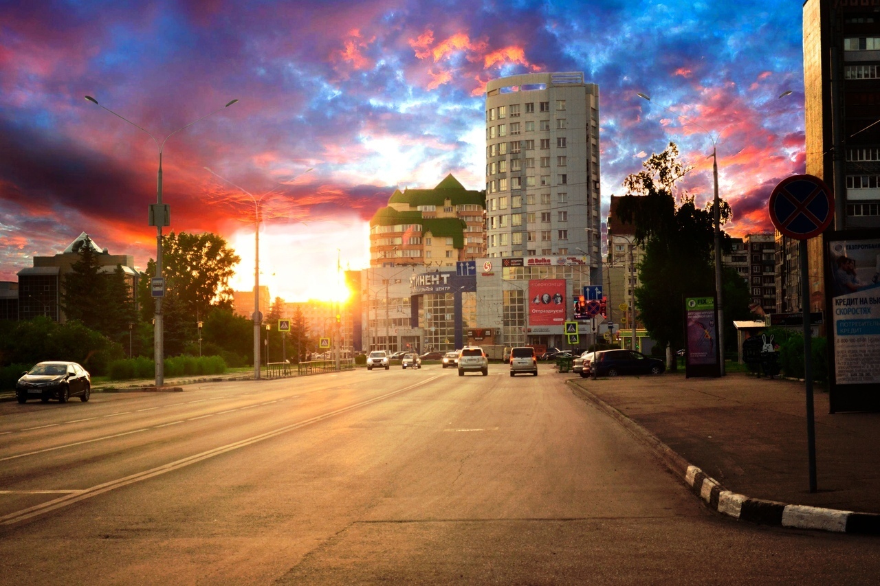 Вечера в Новокузнецке этим летом - Новокузнецк, Вечер, Лето, Красивое, HDR