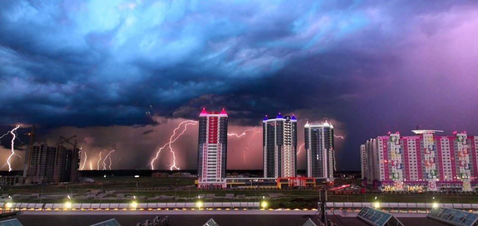 Terribly beautiful. - The photo, Tyumen, Thunderstorm, Element, beauty, Longpost