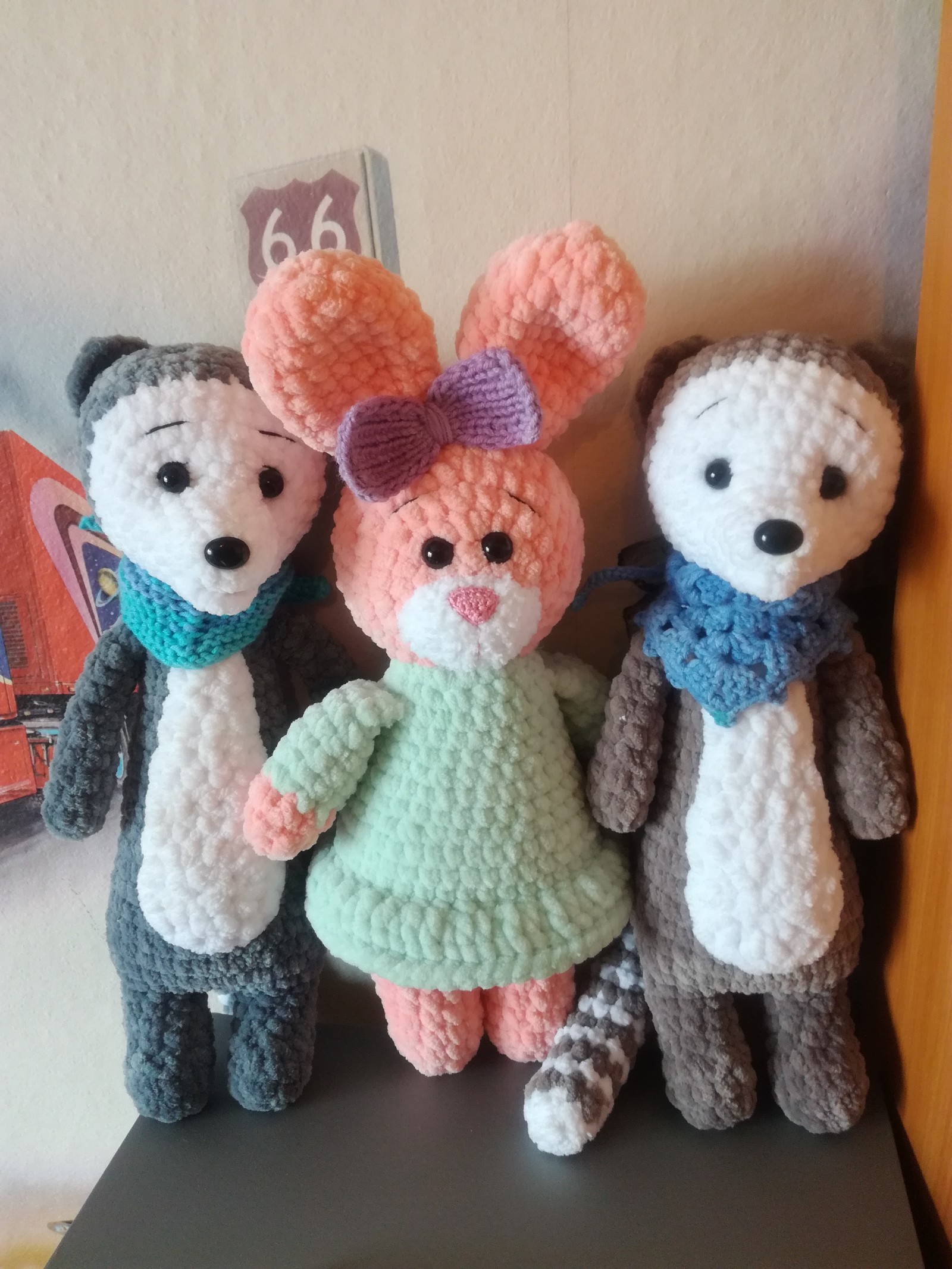 marshmallow toys - My, Crochet, Toys, Longpost