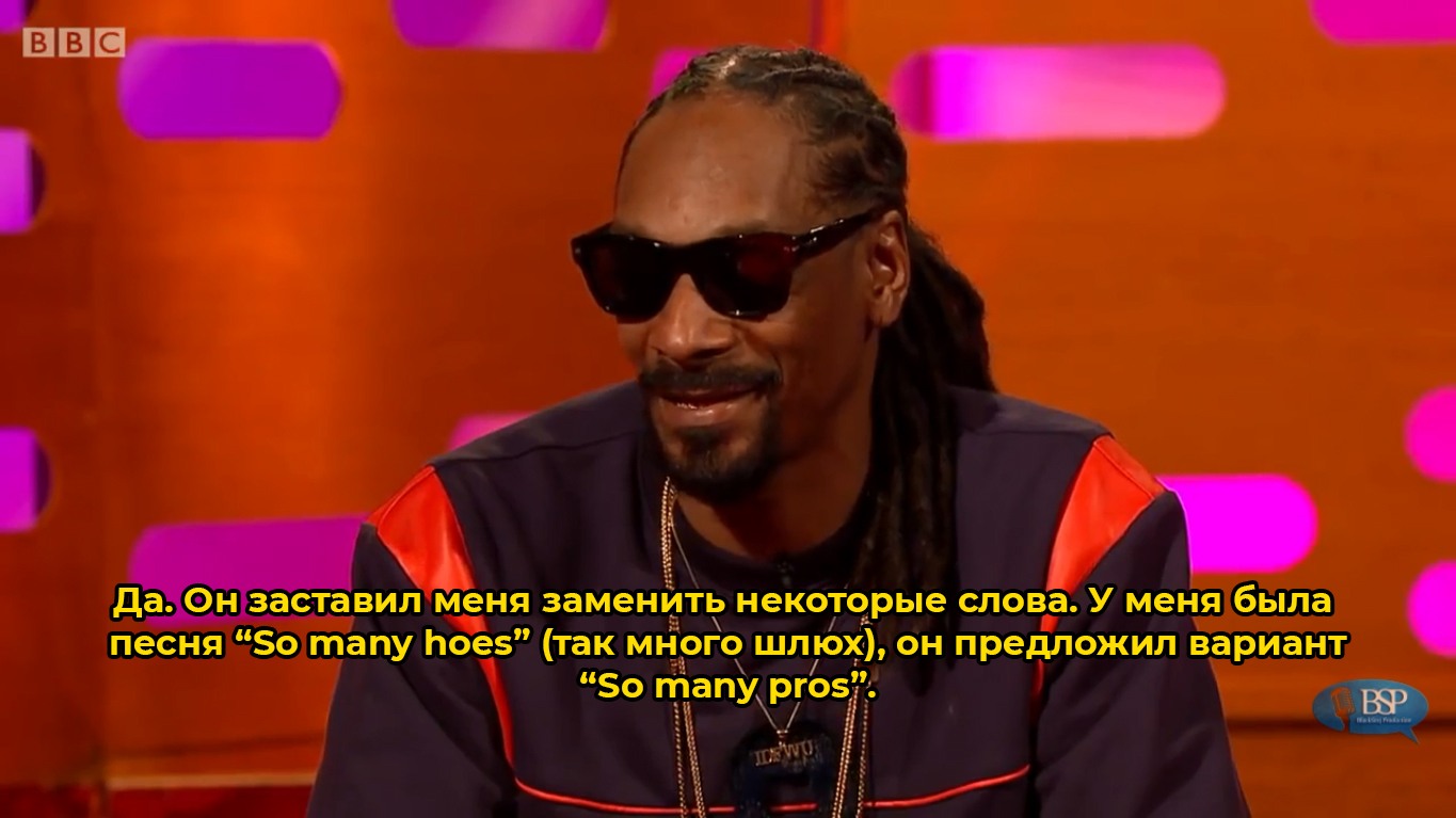 Snoop Dogg on recording Bush album [s17e07] | Aired May 22, 2015 - My, The Graham Norton Show, Snoop dogg, , Bsp Studio, Storyboard, Longpost