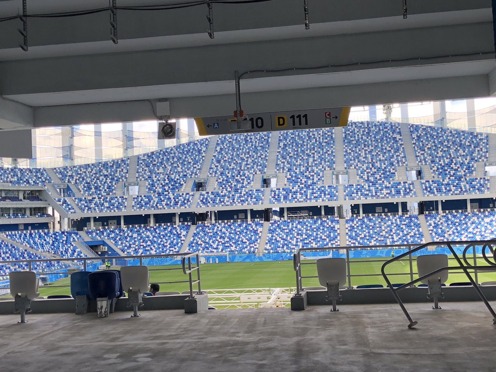 Nizhny Novgorod Stadium (before the start of the matches, or after) Do not judge strictly, I just decided to share it. I will write a comment for the cons. - My, Stadium, Nizhny Novgorod, Soccer World Cup, Longpost