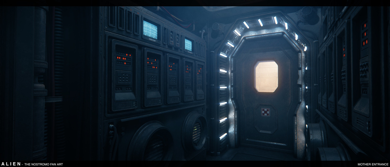 ALIEN The Nostromo Fan Art - Длиннопост, Чужой, Вселенная Чужих, Ностромо, 3D, Видео