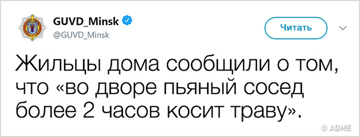 The police of Minsk started a twitter and now they are fighting not only against crime, but also with a bad mood - Minsk, Militia, Twitter, Longpost, Screenshot