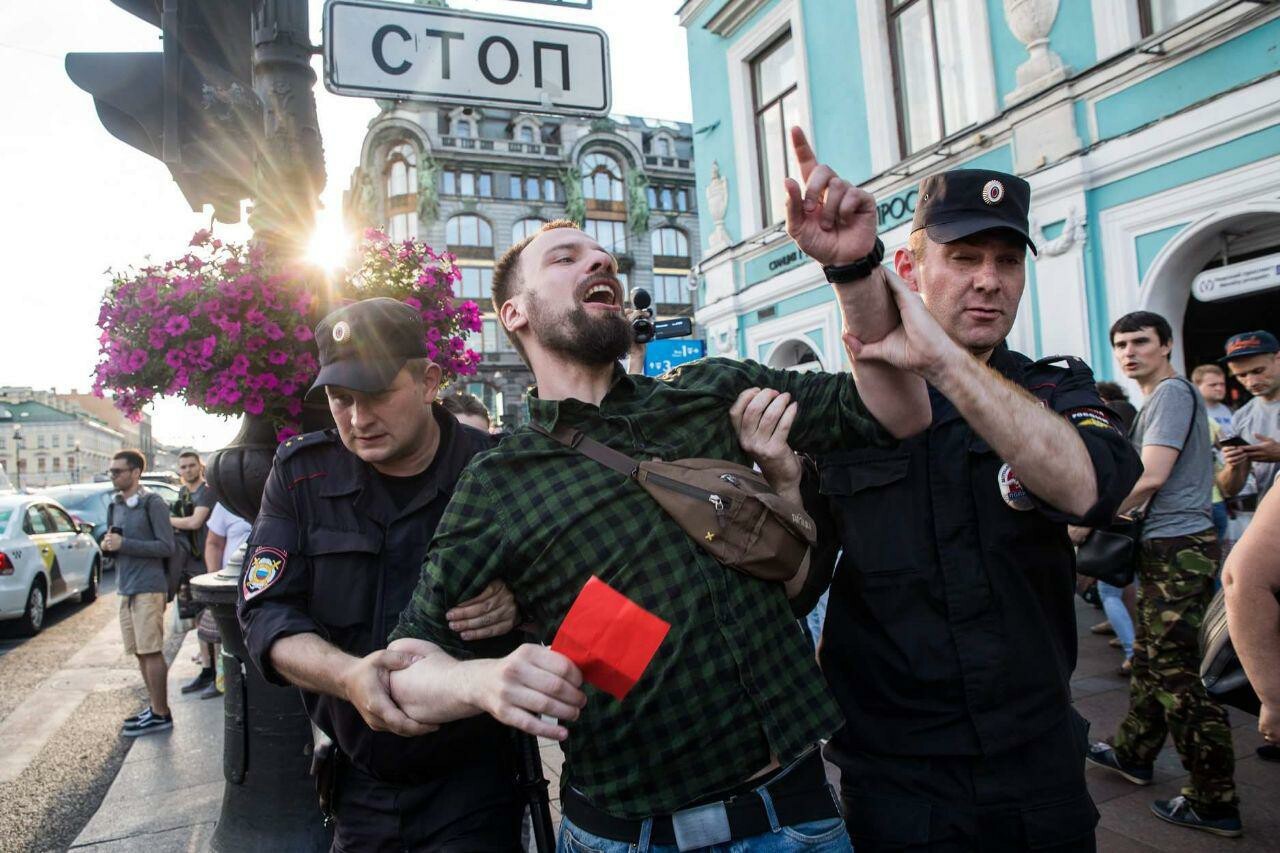 Arrested for opinion. - My, Pension, Protest, Society, Russia, Arbitrariness, Police, Detention, Longpost