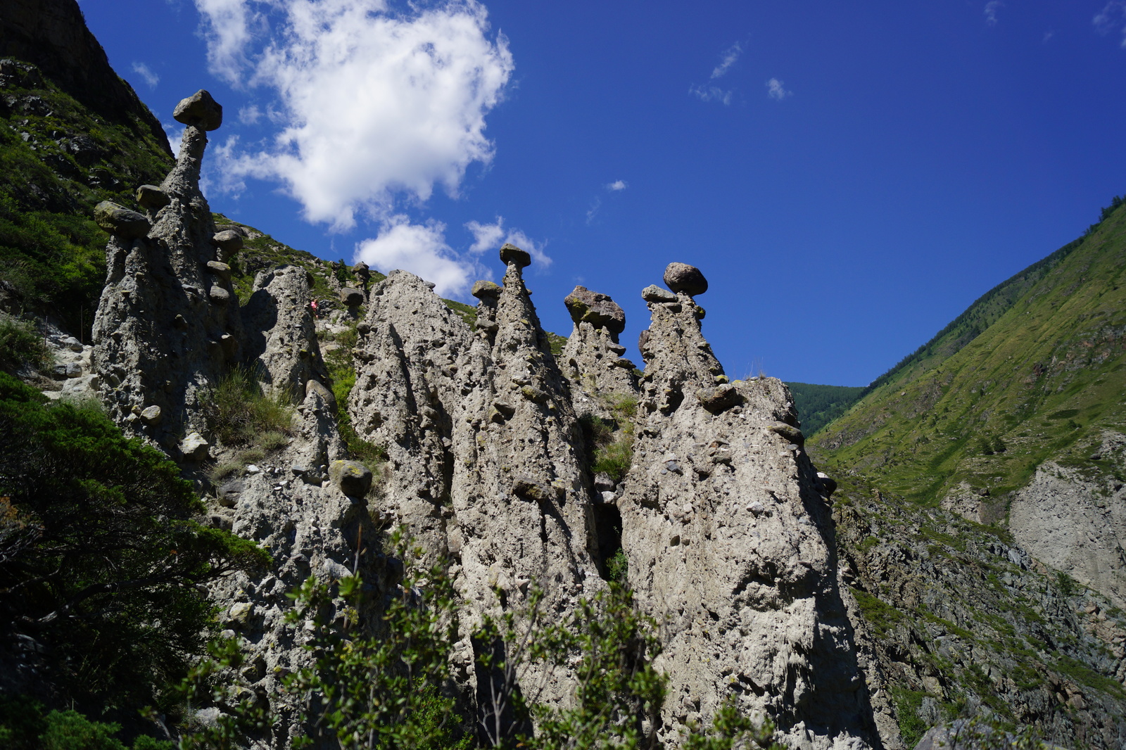 Gorny Altai with a small child. - My, Mountain Altai, Travel across Russia, Family, Vacation, Nature, , Stone mushrooms, Waterfall, Longpost, Altai Republic