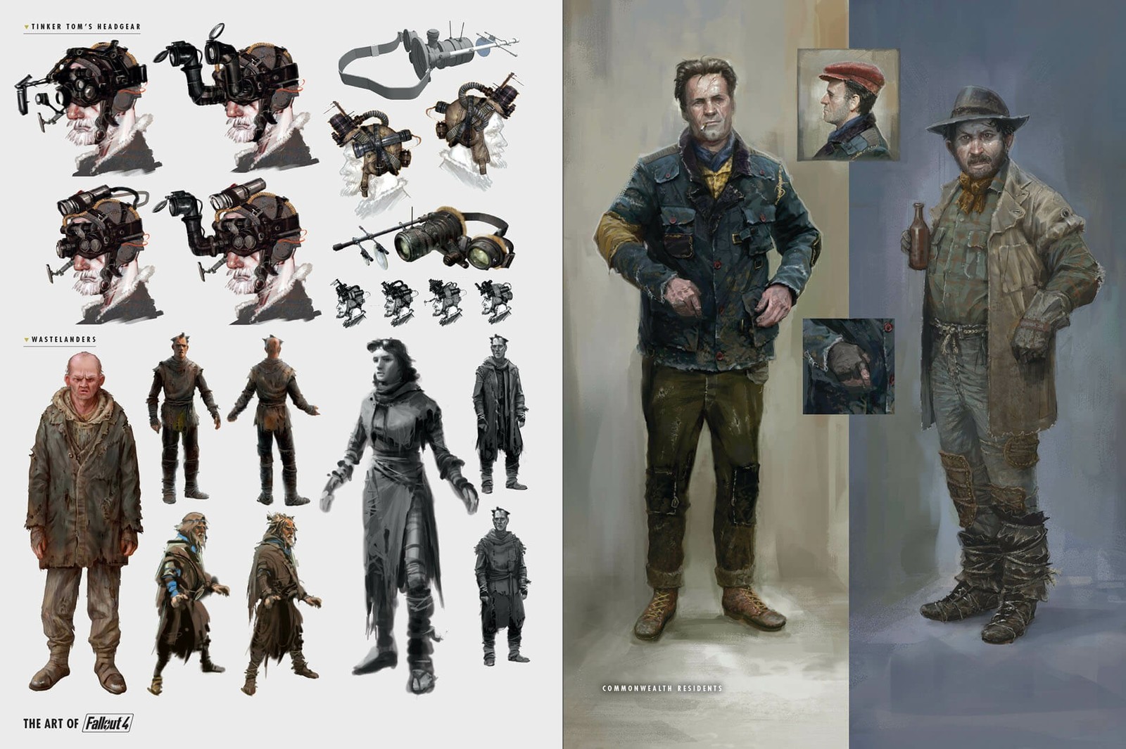 Concept art fallout 4. Vol.2 - characters - Fallout, Concept Art, Drawing, Characters (edit), Fallout 4, Longpost